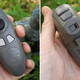 The toy’s wireless remote includes buttons, joysticks, and colored LEDs indicating what mode you’re in, and Blue’s mood.
